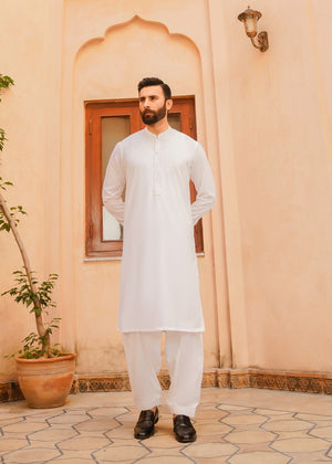 Ivory Shalwar Kameez for Men