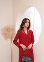 Red Kurta Set for Women