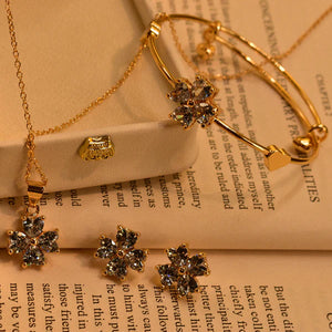 White Jewelry Set for Women