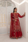 Blood red Sharara for Women