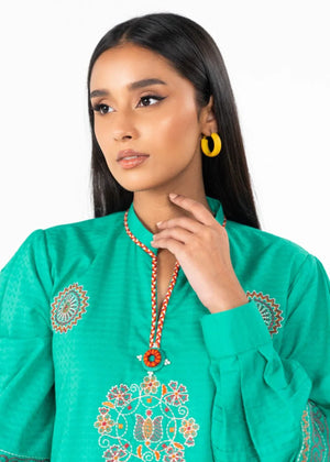 Sea green Unstitched for Women