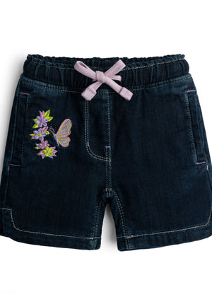Pine green Shorts for Girl