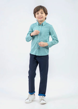 Green Casual Shirt for Boy