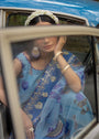 Ice blue Gharara for Women