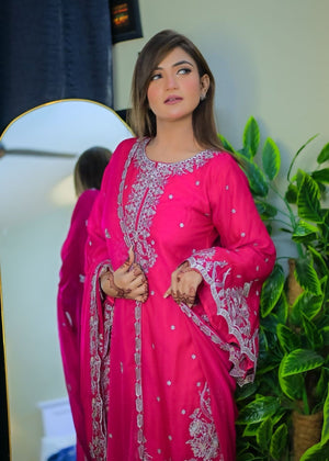 Shocking pink Gharara for Women