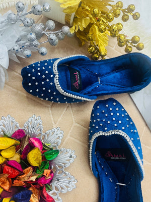 Royal blue Khussa for Women