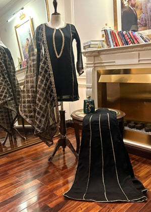 Black Sharara for Women