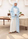 Powder blue Abaya for Women