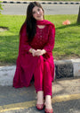 Hot pink Kurta Set for Women