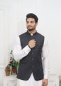 Charcoal Waistcoat for Men