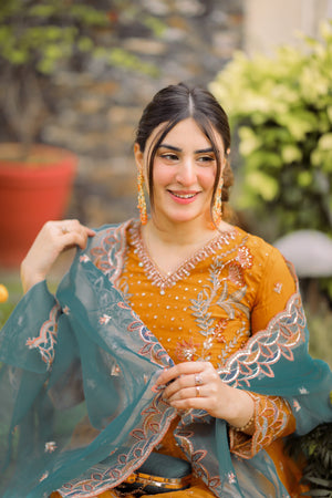 Orange Pishwas for Women