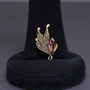 Maroon Brooch for Women