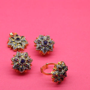 Royal purple Jewelry Set for Women