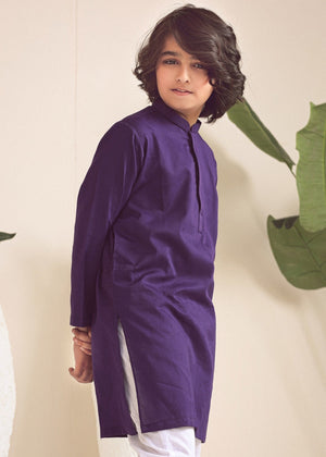 Purple Kurta for Boy