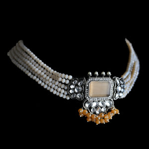 Peach orange Choker for Women