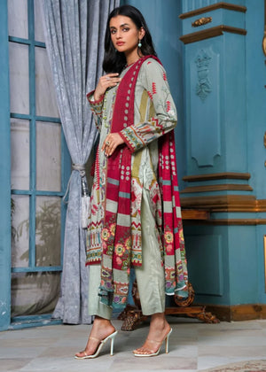 Moss green Unstitched for Women