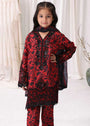 Blood red Kurta Set for Girl