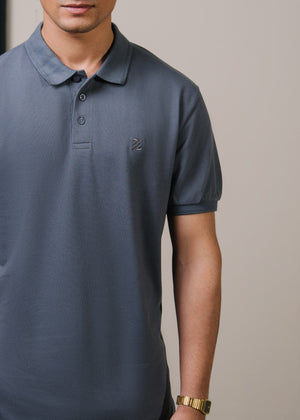 Stone grey Polo Shirt for Men