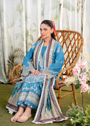 Royal blue Unstitched for Women