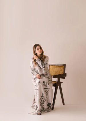 Pastel grey Kaftan for Women