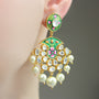 Green Earrings for Women