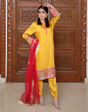 Yellow Kurta Set for Women