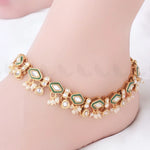 Green Anklet for Women