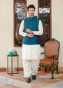 Yale blue Waistcoat for Men
