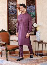 Magenta haze Kurta Set for Men