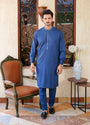 Cobalt blue Kurta Set for Men