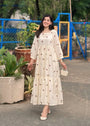 Cream Frock for Women