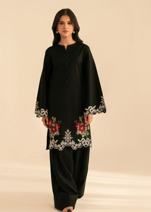 Black Kurta Set for Women