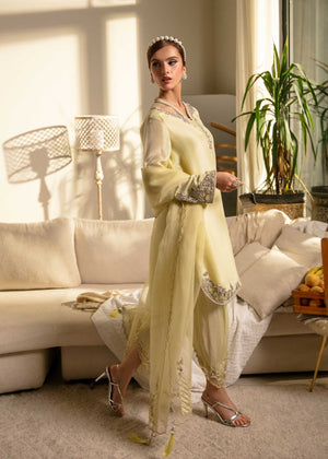 Light yellow Kurta Set for Women