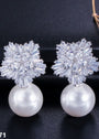 Pearl white Earrings for Women