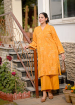 Mustard Kurta Set for Women