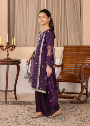 Purple Kurta Set for Girl