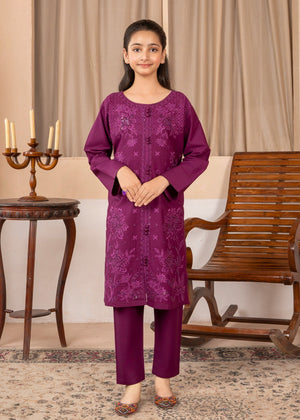 Purple Kurta Set for Girl