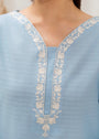 Sky blue Kurta Set for Women