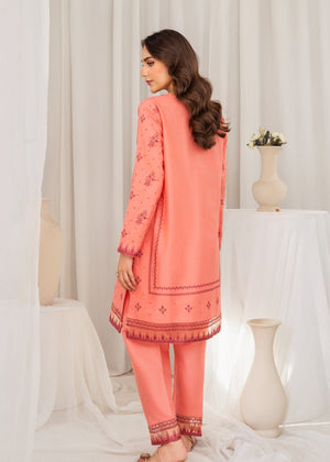 Coral orange Kurta Set for Women