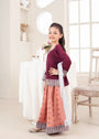 Peach pink Lehenga for Girl