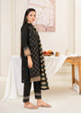 Black Kurta Set for Women