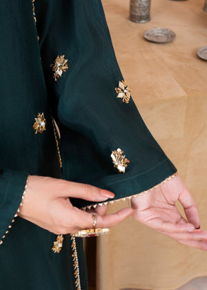 Dark green Kurta Set for Women
