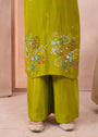 Apple green Kurta Set for Women