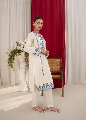 Off-white Kurta Set for Women