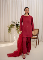 Maroon Kurta Set for Women