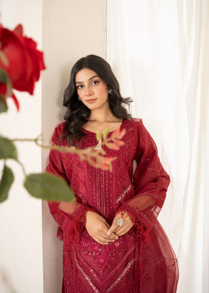 Maroon Kurta Set for Women