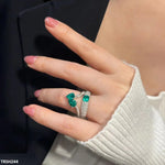 Emerald green Ring for Women