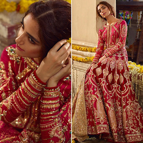 The Red Regal Bridal Look