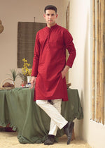 Maroon Kurta for Men