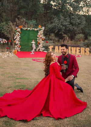 Red Pishwas for Women